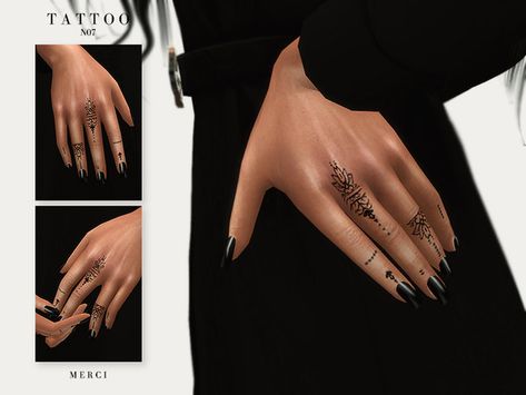 Sims Tattoo, Make Tattoos, Sims 4 Nails, Los Sims 4 Mods, Sims 4 Tattoos, Sims 4 Piercings, Die Sims 4, Female Tattoos, Makeup Cc