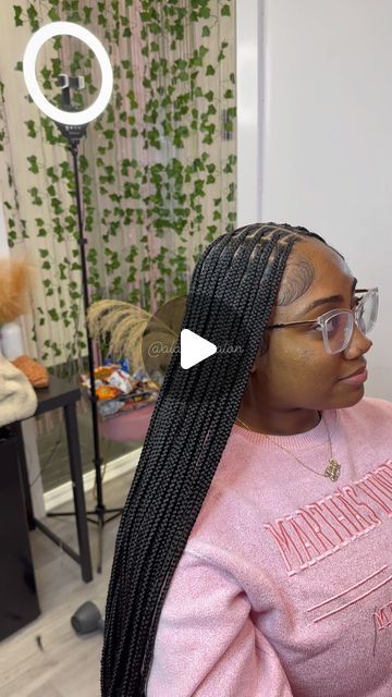 Notelets Braids, Ways To Tie Knotless Braids, Styling Knottles Braids, Hairstyles Beads, Prepart Knotless, Black Knotless Braids, Long Xsmall Knotless, Knotless Netting, Small Knotless