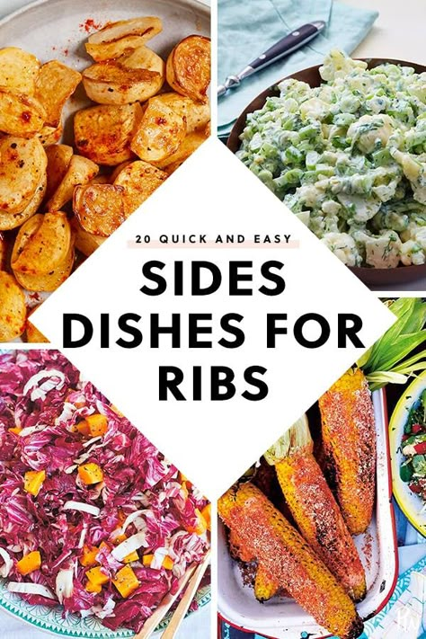 Side Dish For Ribs, Bbq Ribs Sides Dishes, What To Serve With Ribs, Bbq Ribs Sides, Quick And Easy Side Dishes, Side Dishes For Ribs, Boneless Pork Ribs, Easy Side Dishes, Sides Dishes