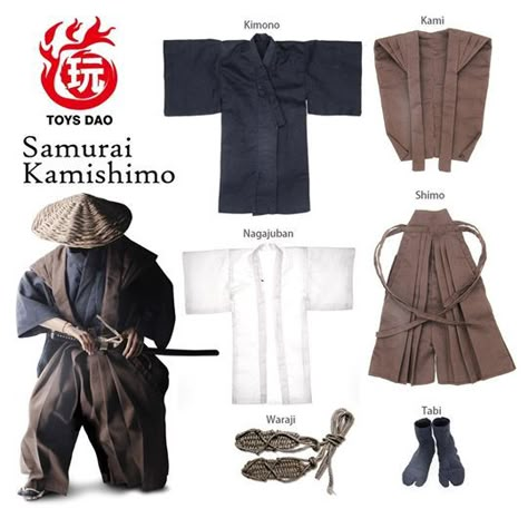 Samurai Outfit, Samurai Clothing, Soldier Costume, Japanese Traditional Clothing, Japanese Costume, Japanese Warrior, Kendo, Clothes Set, Japanese Outfits