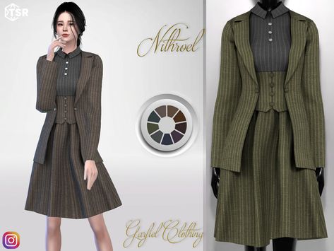 The Sims 4 Cc Clothing Dark Academia, Sims 4 Dresses Formal Cc, Sims 4 Cc Cottagecore Dress, Sims 4 Nerdy Clothes, Sims4 Cc Formal Dress, Sims4 Formal Dress, Ts4 Formal Dress, Sims 4 Cc Light Academia, Ts4 Dark Academia Cc