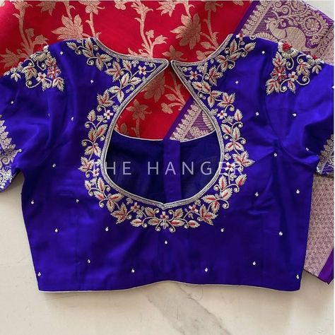 Blouse Maggam Work, Blue Blouse Designs, Wedding Edit, Mirror Work Blouse Design, Latest Bridal Blouse Designs, Blouse Designs Catalogue, Best Blouse Designs, Pattu Saree Blouse Designs, New Saree Blouse Designs