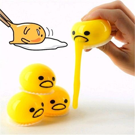 ⭐ Japan's most beloved Egg Gudetama! ⭐ Grab your "Gudetama Is Sick" Squishy with Slime- today and tomorrow only! ⭐FREE #gudetama - just pay shipping! #kawaii #squishies #hottoys #gudetamacafe #free Egg Slime, Egg Christmas, Best Christmas Toys, Slime Toy, Cool Fidget Toys, Egg Toys, Creative Toys, Practical Jokes, Mini Things