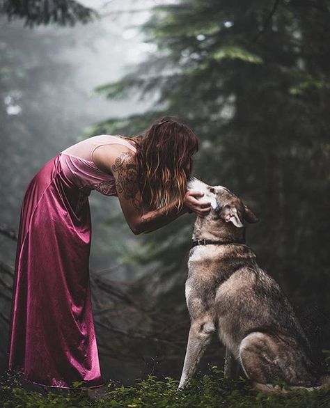 : @ashleyinwanderland It's also a woman's best friend.  #visualsofearth #visualsoflife Wolves And Women, Nikita Gill, Wolf Images, Dog Photoshoot, Fairytale Photography, Forest Photos, She Wolf, Wolf Love, Soft Heart