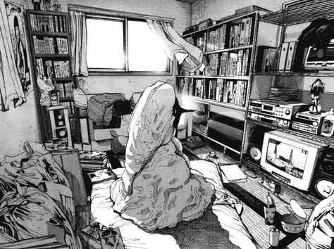 inio Umibe No Onnanoko, Hatoful Boyfriend, Future Diaries, Futaba Sakura, Goodnight Punpun, Soft Power, Perspective Art, Perspective Drawing, Manga Pages