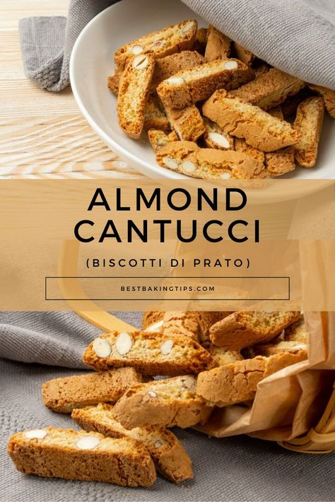 🍪 Almond Cantucci (Biscotti di Prato) is a crunchy Italian biscotti perfect for dipping in coffee or tea. Made with almond flour, sugar, eggs, and a hint of vanilla, they're easy and delicious. Traditionally enjoyed with Vin Santo wine or on their own. Give them a try! ☕🌟 #ItalianBiscotti #AlmondCantucci #EasyRecipe #CoffeeTime #TeaTime #DeliciousTreats Italian Biscotti, Italian Biscuits, Almond Biscotti, Biscotti Recipe, Sugar Eggs, Sweet Wine, Italian Cookies, Desserts To Make, Italian Desserts