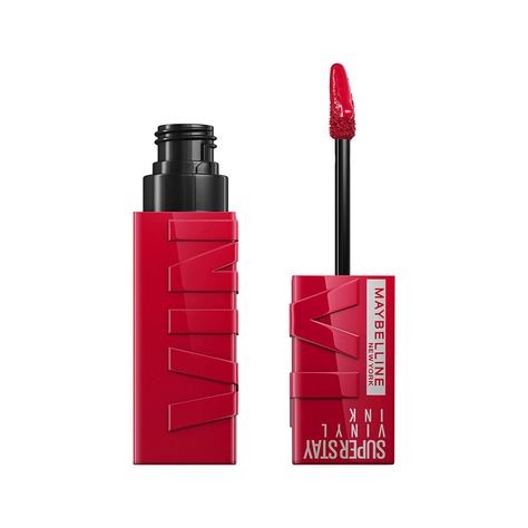 17 New Beauty Products That Are Guaranteed to Become Staples in Your Spring Routine Wine Red Lipstick, Superstay Maybelline, Maybelline Lip, Burgundy Lipstick, Vegan Art, Bright Lipstick, Maybelline Superstay, Long Wear Lipstick, Makeup Product