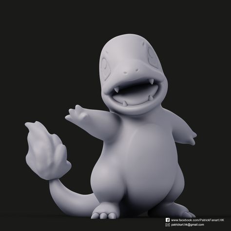 Free STL file Charmander(Pokemon) 🐉 ・3D printer model to download・Cults 3d Printer Files, Banner Ads, 3d Printer, 3d Printing, Printer, Follow Me, Pokemon, Pokémon