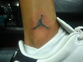 Jordan Symbol, Bro Tattoos, Jordan Tattoo, Basketball Tattoos, Air Jordan Logo, Basketball Game Outfit, Marvel Tattoos, Aries Tattoo, City Tattoo