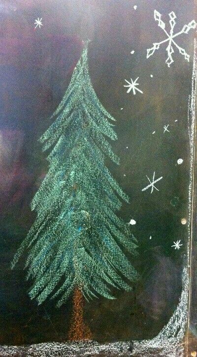 Waldorf Chalkboard Drawings, Waldorf Chalkboard, Chalkboard Drawing, Christmas Chalkboard Art, Chalkboard Door, Chalkboard Wall Art, Chalkboard Christmas, Blackboard Art, City School