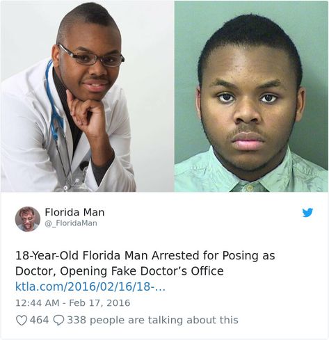 Didn't this guy do this more than once? Hmm.. I need to find that out. Florida News Headlines, Florida Man Headlines, Florida Man Meme, Funny News Headlines, Funny Mugshots, Florida Funny, Funny Headlines, Writer Memes, The Everglades