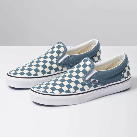 Vans Store, Vans Red, Best Shoes For Men, Vans Blue, Popular Shoes, Vans Slip On, Sneakers Blue, Vans Classic Slip On, Vans Sneakers