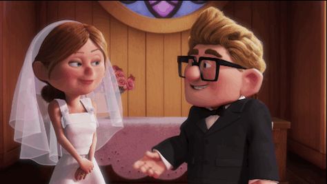 50 Disney Quotes For The Perfect Instagram Caption Up Carl Y Ellie, Disney Clips, Disney Kiss, God Gif, Wedding Extras, Good Gif, Disney Gif, Alan Jackson, Disney Fanatic