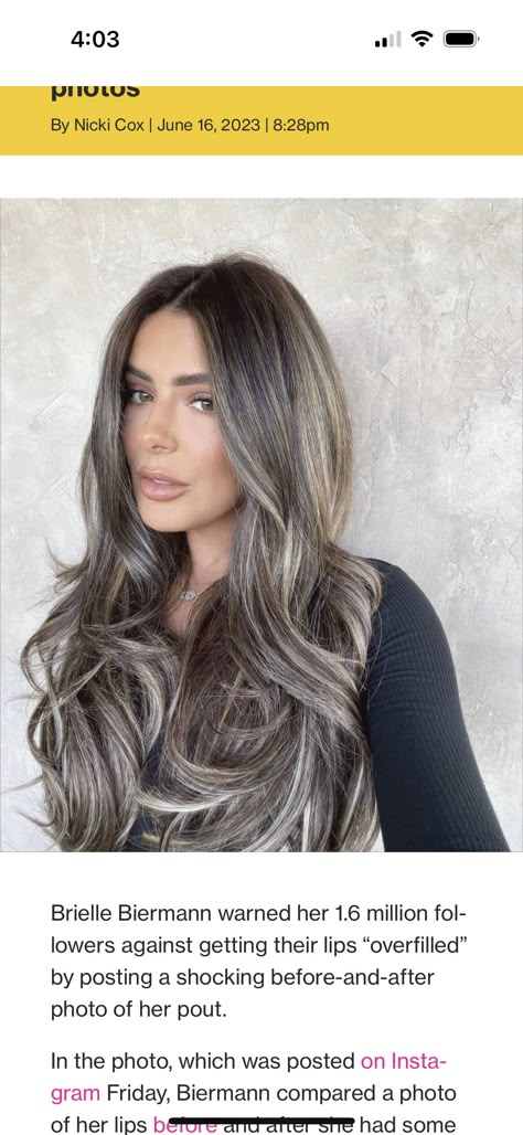 Brunette To Gray Balayage, Money Piece Balayage Ash Blonde, Brown With Ashy Blonde Highlights, Black Hair Partial Highlights, Dark Grey Balayage, Blonde Hair On Mexican Women, Cool Blonde Balayage Dark Roots, Mushroom Balayage Brunette, Ashy Bronde Balayage