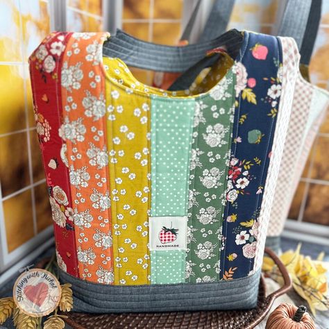 Feed Sack SEWING Hacks for the PERFECT Tote Bag! – Nichol Spohr LLC Nichol Spohr, Feedsack Fabric, Concord And 9th, Whimsy Stamps, Tree Quilt, Mama Elephant, Fat Quarter Shop, Art Impressions, Sewing Bags