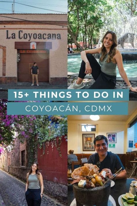 Planning a trip to Coyoacan, Mexico City? Here are 15+ incredible things to do in Coyacan to make the most of your trip to Mexico City's best neighborhood! Coyoacan Mexico City, Mexico City Travel Guide, Living In Mexico City, Jacaranda Tree, Trip To Mexico, Yucatan Peninsula, Planning A Trip, Beach Getaways, Mexico Travel