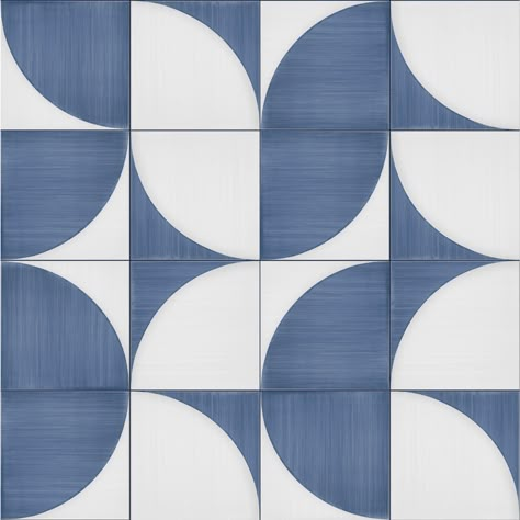 Marazzi - Scenario 8 in. x 8 in. Glazed Porcelain Tile - SR24 Blue Con - Floorzz Marazzi Tile, Blue Floor Tile, Blue Tile Floor, Wall Tile Texture, Majolica Tiles, Abstract Tile, Restaurant Flooring, Blue Backsplash, Mediterranean Architecture