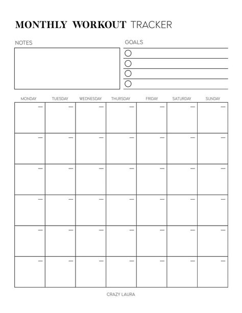 Looking for an easy way to stay organized and plan out all your workouts? Download these free workout printable planner pages that come with two different versions! Exercise Planner Printable Free, Workout Printables Free, Workout Planner Printable Free, Noteful Templates, Workout Planner Template, Planning Sport, Workout Tracker Printable, Blank Checklist, Good Notes Planner