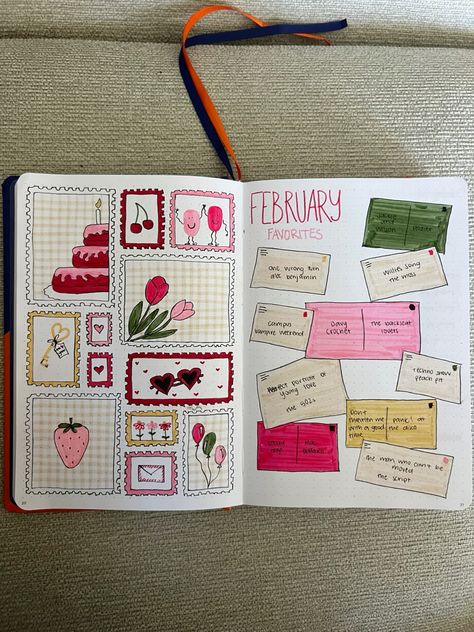 Stamp doodles and my february playlist Journal Ideas For February, February Playlist, Reading Journal Ideas, February Bullet Journal, February Calendar, February Crafts, Calendar Journal, Reading Journal, Journaling Ideas