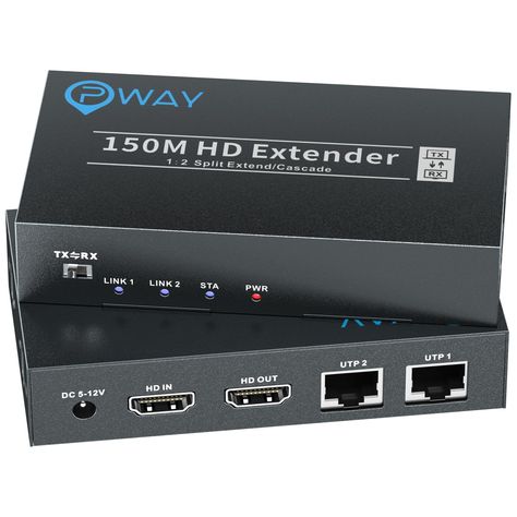 PRICES MAY VARY. Title: PWAY 500ft HDMI Extender, Cascade Splitter Mirror Multiple Videos, Remotely 1080P HDMI over Ethernet Cat5e Cat6, Support Loopout, Daisy Chain, PW-DT267. Product Type: Categories > Television & Video > Accessories > Remote Control Extenders Cat6 Cable, Multi Screen, Home Theaters, Network Switch, Video Accessories, Daisy Chain, Long Distance, No More, Remote Control