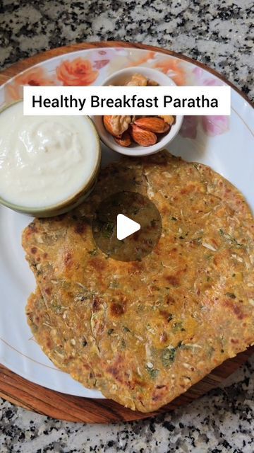 Kanak Gurnani on Instagram: "Healthy Breakfast Recipe   Ingredients  Whole Wheat Flour 1.5 Cups Sattu 1/2 Cup Grated Gobi 1.5 Cups Green Chilli 2 Kasuri Methi 1tbsp Salt to taste  Haldi 1/2 tsp Red Chilli 1tsp Dahi 1tbsp Ghee 1tbsp Fresh Coriander Leaves 2tbsp Steps ➡️ Take a mixing bowl. Add whole wheat flour , sattu, gobi, chilli , spices and all the ingredients mentioned in the list. ➡️ Use water as required to make semi soft dough. Cover & rest the dough for 10 mins. ➡️ Make small parathas as shown in the video. Cook both sides until crisp & golden brown.  ➡️ Serve with curd and soaked nuts.  Love ❤️ #kanak_gurnani   #parathalovers #gobiparatha #paratha #breakfastideas #healthyrecipes #indianfood #parathas #lunchideas #dinnerideas #tasty #vegetarianrecipes #vegetarian #delhifood #aloop Gobi Paratha Recipes Video, Gobi Chilli, Chilli Spices, Gobi Paratha Recipes, Gobi Paratha, Kasuri Methi, Healthy Breakfast Recipe, Paratha Recipes, Green Chilli