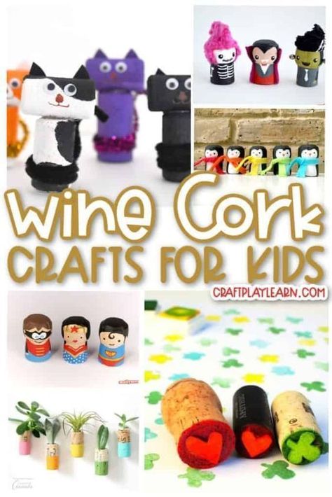 Cork Dolls Diy, Crafts From Wine Corks, Craft With Corks, Wine Cork People, Cork People Craft, Wine Cork Crafts For Kids, Ideas For Wine Corks, Cork Art Projects, Bottle Cork Crafts