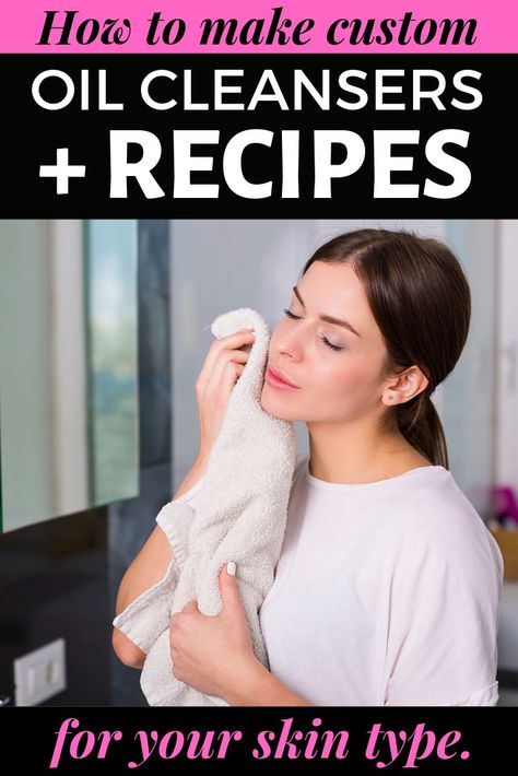 Homemade Daily Face Wash Recipes: Customizing Oil Cleansers for Your Skin Type. What's so remarkable about using oil cleansers as a daily facial cleanser, is that you can get a quality product with as little as a single ingredient! Not only does oil remove makeup, dirt and toxins, it won't strip your skin like some soap based cleansers can. So skin is balanced and perfectly moisturized in one simple step. Learn how to formulate your own homemade daily face wash oil cleanser recipes now. Oil Cleanser Recipe, Facial Cleanser Recipe, Face Wash Recipe, Natural Skincare Recipes, Natural Face Care, Daily Face Wash, Daily Facial Cleanser, Natural Beauty Recipes, Diy Skin Care Recipes