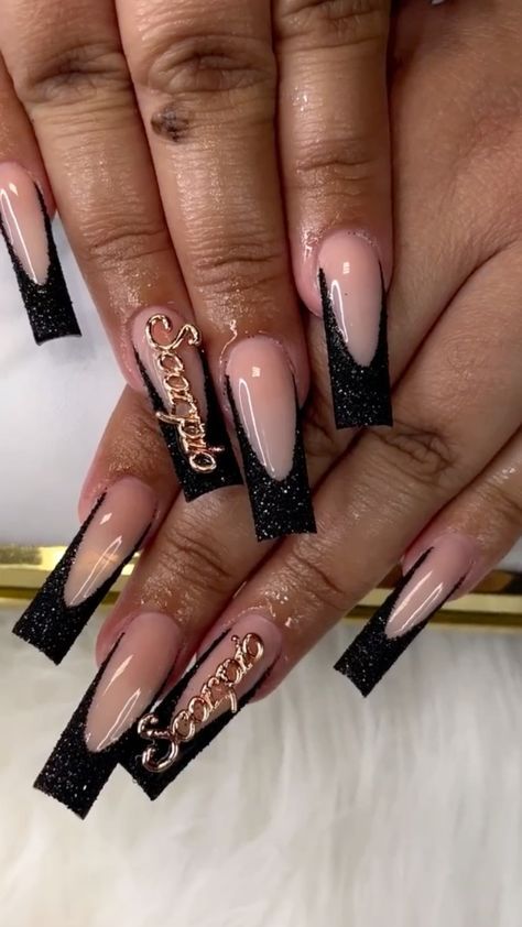 #nails #nailart #nailsofinstagram #manicure #gelnails #nailsoftheday #nailsart #beauty #nail #naildesign #nailsnailsnails #nailsdesign #nailtech #acrylicnails #nailsonfleek #nailstagram #naildesigns #nailartist #u #instanails #nailstyle #nailinspo #nailpolish #gelpolish #inspire #nailswag #love #nailsalon #longnails #unhas Birthday Nail Designs Scorpio, Birthday Scorpio Nails Ideas, Short Scorpio Nails, Scorpio Nails Birthday, Nail Business Names Ideas Unique, Baddie Birthday Nails Scorpio, Scorpio Nails Acrylic, Scorpio Acrylic Nails, Scorpio Nail Art