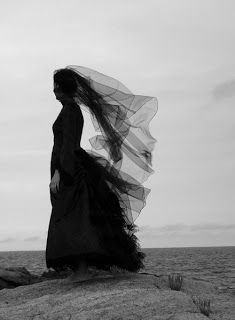 The Woman In Black, Salou, Corpse Bride, Black Veil, Dark Photography, Dark Beauty, Long Black, 그림 그리기, Gotham