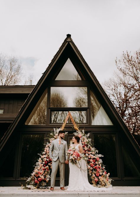 A Frame Elopement, A Frame Wedding, Minnesota Elopement, Cloud House, Minnesota Photography, Minnesota Wedding Venues, Western Themed Wedding, River Wedding, Cabin Wedding