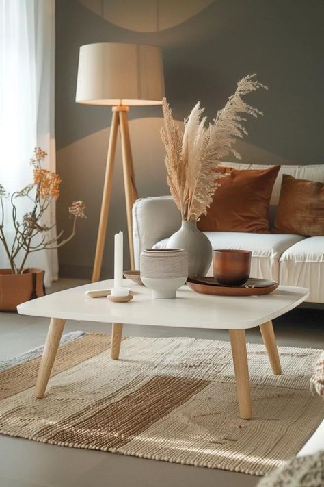 Scandinavian Coffee Table Styles & Trends 2024 - 2025 Coffee Table Trends, Nordic Living Room Decor, Table Trends, Nordic Coffee Table, Scandinavian Coffee Table, Sleek Coffee Table, Modern Scandinavian Furniture, Shed Interior, Minimalist Coffee Table