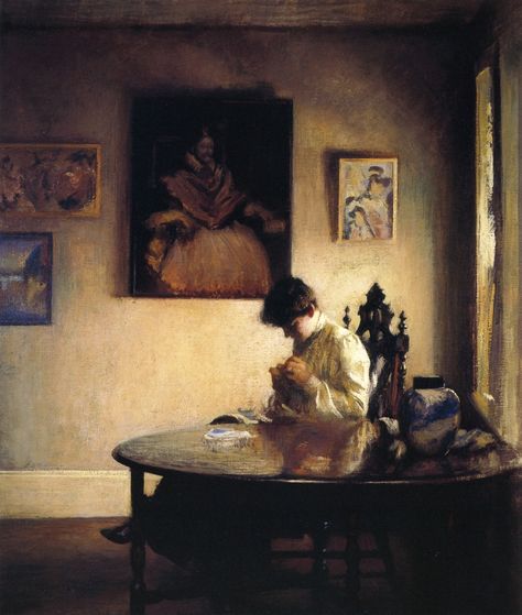 Marcel Rieder, Pierre Auguste Cot, Felix Vallotton, Kiss Goodnight, American Impressionism, Women Reading, Childe Hassam, Mary Cassatt, A4 Poster