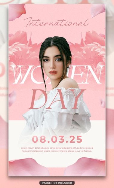 PSD internwomen day poster instagram sto... | Premium Psd #Freepik #psd #event #lady #woman #floral Instagram Stories Template, Woman Poster, Women Poster, Design Graphics, Instagram Story Template, Story Template, Instagram Story, Template Design, Graphic Design