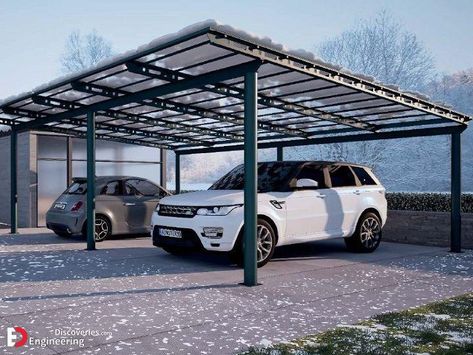 Car Parking Design Home Garden, Parking Design Home, Car Parking Shade Design, Parking Shade Design, Car Parking Design Home, Car Parking Design, Park Shade Structure, Car Parking Shade, Aluminum Carport