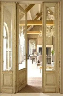 Inside Doors, Custom Wood Doors, Wooden Doors Interior, Glass Panel Door, Glass Doors Interior, Tall Ceilings, Open Door, Oak Doors, French Doors Interior