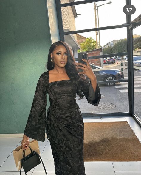 Date Night Outfit Black Dress, Nigerian Traditional Dresses, Dress For A Date, Nigerian Dress Styles, Ankara Dress Designs, Nigerian Dress, Nigerian Lace Styles Dress, Nigerian Lace Styles, Modest Dresses Fashion