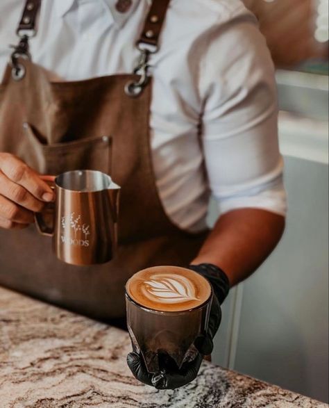 Cafe Photography Ideas Coffee Shop, Barista Aesthetic Boy, Coffeshop Photography, Barista Aesthetic, Coffee Shop Branding, Coffee Shop Photography, Coffee Shot, Coffee Truck, Restaurant Photography