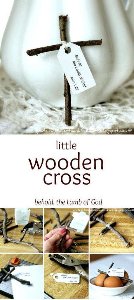 Make a humble little wooden cross from sticks gathered from your yard. Attach a tag with the bible verse from Luke 2:11, "a Savior has been born to you", as you celebrate Easter and Christmas. It is a sweet and easy holiday craft to make for kids. Police Crafts, Luke 2 11, Easter Crafts For Toddlers, Easter Crafts For Adults, Easy Holidays Crafts, Christian Crafts, Cross Crafts, Bible Crafts For Kids, Easy Easter Crafts