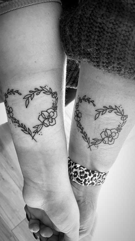 170 Best Aunt and Niece Tattoos Ideas and Matching Designs (2023) - TattoosBoyGirl Mother Daughter Tattoos Large, Tattoo Ideas Matching With Mom, Mothers And Daughters Tattoo, Matching Tattoos For Mom Daughter And Grandma, Step Mom Step Daughter Tattoos, Unique Mother And Daughter Tattoos, Tattoo Ideas For Mum And Daughter, Tatoos For Mother And Dauther, Sunflower Tattoo Matching