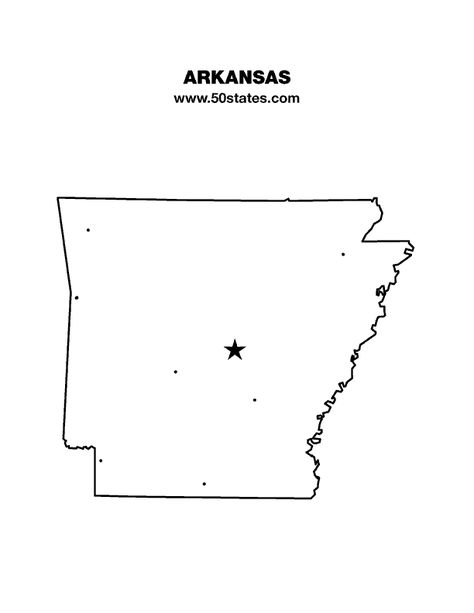 arkansas.gif (612×792) State Report Projects, United States Outline, Map Of Arkansas, Arkansas Map, Cc Cycle 3, Pineapple Lemonade, Preschool Projects, Arkansas State, Applique Monogram