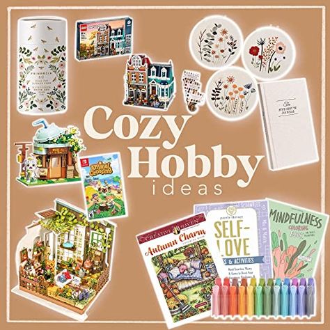 Cozy Hobbies Aesthetic, Dopamine Activities, Cozy Switch Games, Gamergirl Aesthetic, Amazon Lists, Hobbies Aesthetic, Cozy Hobbies, Amazon List, Cozy Games