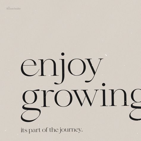 #inspirational #inspo #growth #quote #journey Enjoy The Journey Quotes, Career Growth Quotes, Yearbook Inspiration, Community Quotes, The Journey Quotes, Glass Painting Patterns, Journey Quotes, Growth Quotes, Resume Template Professional