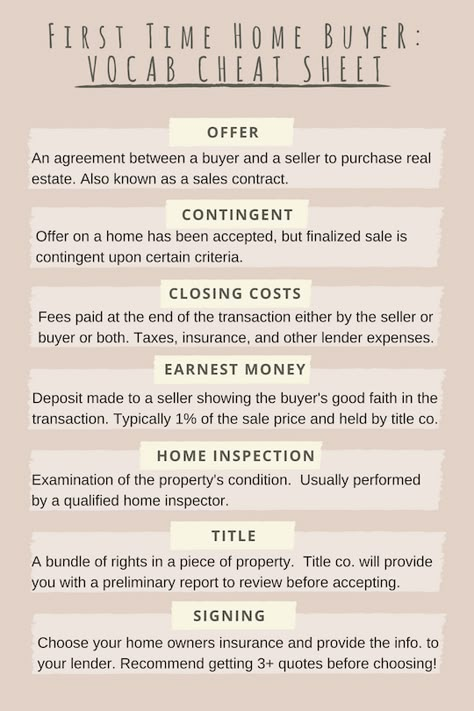 Real Estate Buyer Information Sheet, Real Estate Cheat Sheet, Home Buyers Guide, Real Estate Marketing Quotes, Real Estate Exam, Real Estate Marketing Plan, Real Estate Business Plan, Real Estate Marketing Strategy, Real Estate Terms