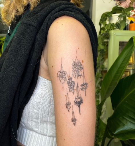 Plants Tattoo, Plant Tattoo, Hanging Flower, Hanging Flowers, Simplistic Tattoos, Rose Tattoo, Hanging Plants, Flower Tattoos, Diy Beauty