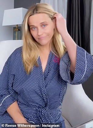 Reese Witherspoon before and after for Oscars | Daily Mail Online Reese Witherspoon Selfie, Black Messiah, One And Only Ivan, Leslie Odom, The Morning Show, Best Costume Design, Vanessa Kirby, Film Editing, Shaun The Sheep