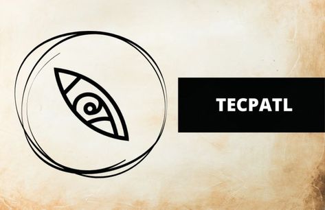 Tecpatl is the 18th day sign of the tonalpohualli, the sacred Aztec calendar used for religious purposes. The day Tecpatl (also known as Etznab in Maya) means ‘stone knife’. It’s represented by a glyph of a flint blade or a knife, similar to the actual knife used by the Aztecs. This day is a reminder that the mind and spirit should be sharpened like a knife or a glass blade. #ancient #symbol #aztec #knife #symbolsage Aztec Protection Symbol, Aztec Knife, Flint Knives, Stone Knife, Aztec Symbols, It Was A Good Day, Mayan Symbols, The Aztecs, Protection Symbols