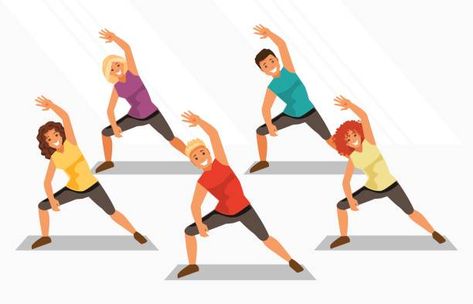 Aerobic Step, Dance Logo, Group Of People, Dumbbell Workout, Aerobic Exercise, Dance Art, In The Gym, Free Vector Graphics, Free Clip Art