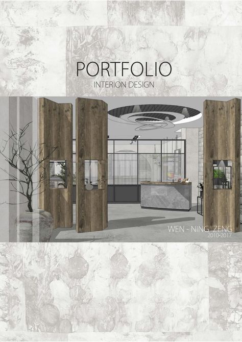 Interior Design Internship Portfolio, Cv Interior Design, Interior Design Portfolio Cover, Interior Design Portfolio Cover Page, Portfolio Architecture Cover, Interior Design Portfolio Examples, Interior Architecture Portfolio, Interior Designer Portfolio, Wen Ning