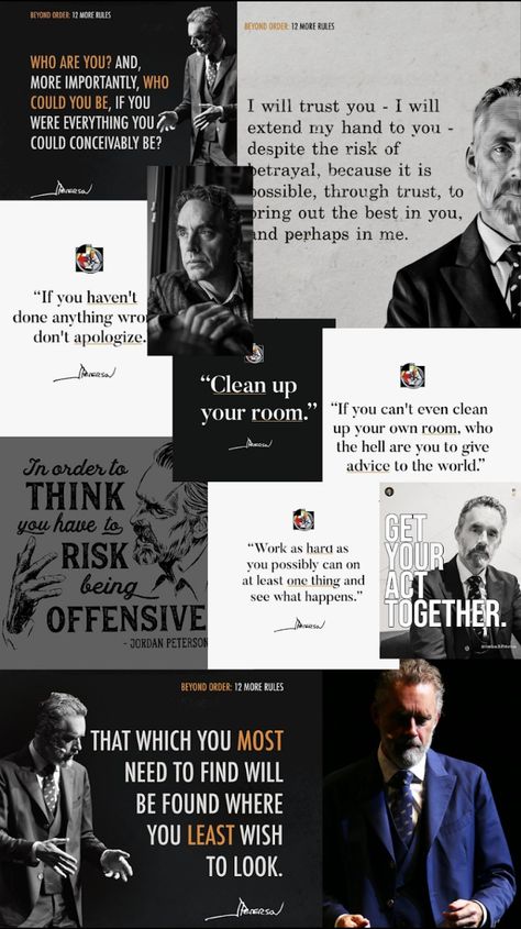 Dr. Jordan B. Peterson quotes. Phone wallpaper Jordan Peterson Wallpaper, Dr Jordan Peterson, 12 Rules For Life, Rules For Life, Gentleman Rules, Gentleman Quotes, Best Life Advice, Jordan Peterson, Life Rules