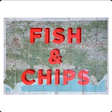 @realhackneydave on Instagram: “A couple of years ago I did an edition of prints of some of the coastal areas that I had eaten FISH & CHIPS. It was appropriately named…” Seal Of Approval, Silkscreen Print, The Seaside, Fish And Chips, How To Make Tea, Contemporary Artist, Vintage Maps, Creative Outlet, Silk Screen Printing